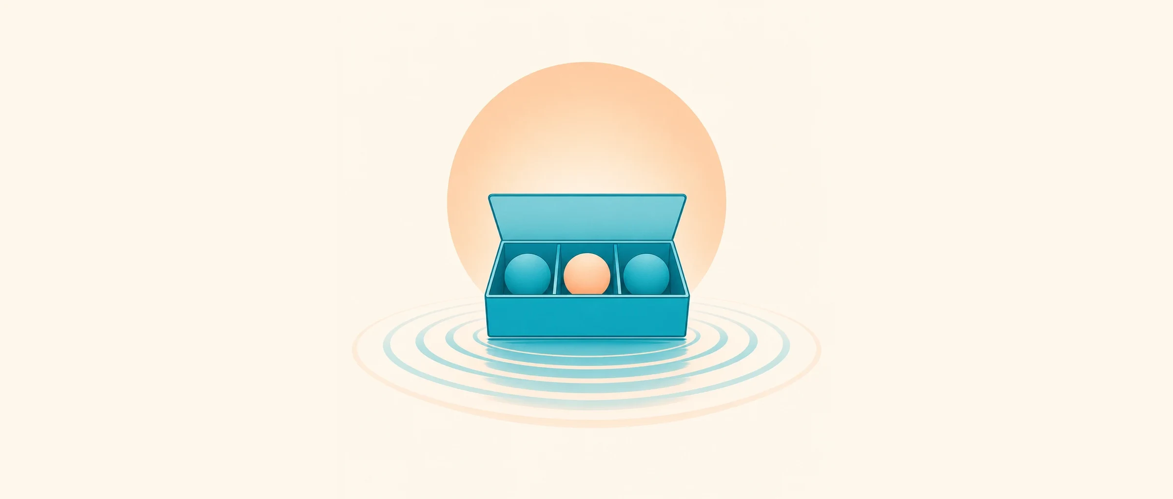 Illustration: geordnete Münzstapel – Finanzen aufräumen