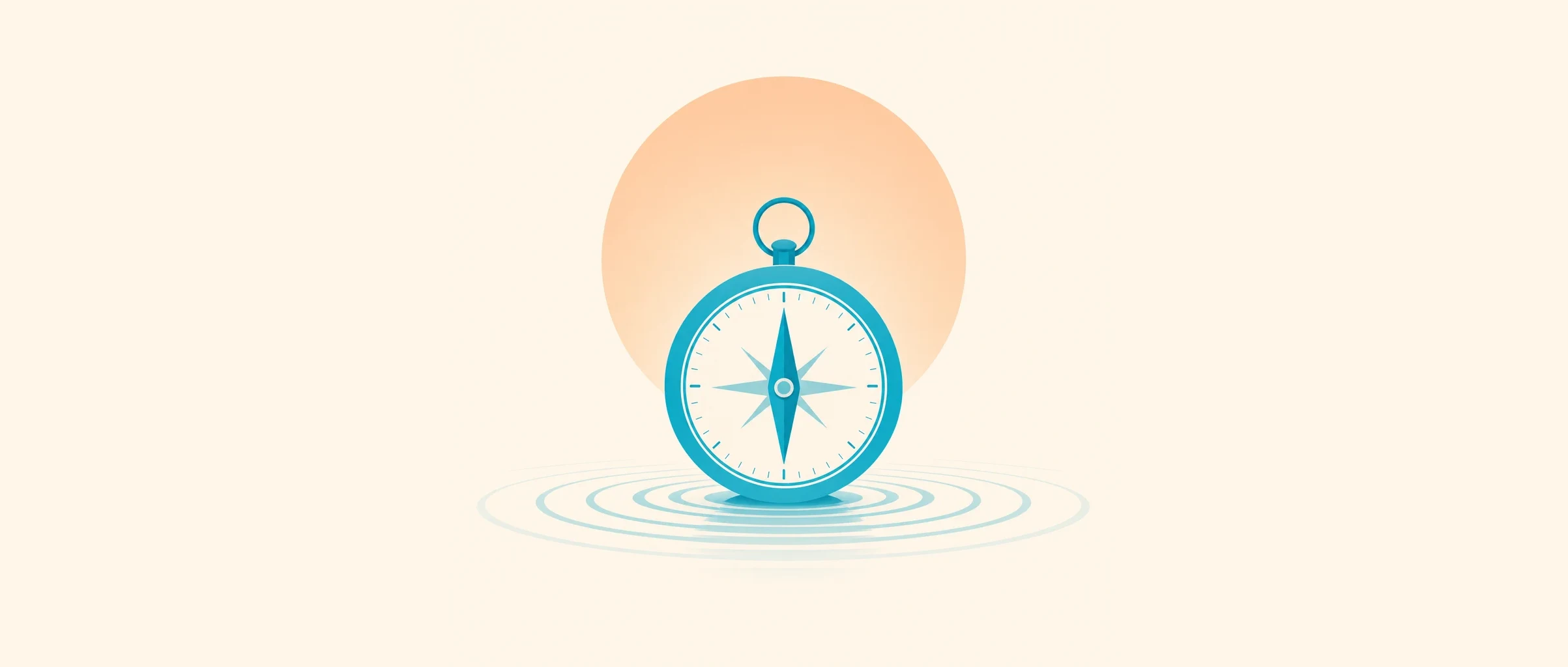 Illustration: Kompass – dein Plan steht